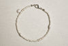OLIO E ACETO Sterling Silver White Turquoise Beaded Bracelet Handmade OLIO-OA06A10-BAI White